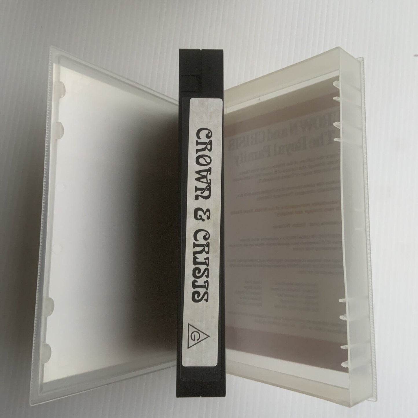 Rare VHS CROWN and CRISIS The Royal Family Queen Victoria to Elizabeth II Video
