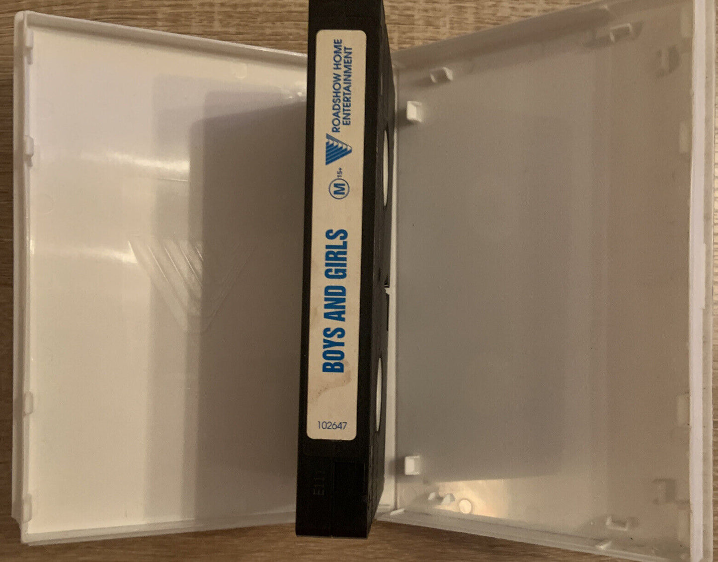 Rare VHS BOYS AND GIRLS Video Big Box M15+ Dating Rom Com 2000 Village Roadshow
