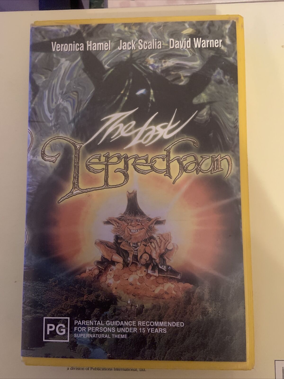 Rare VHS THE LAST LEPRECHAUN 1998 Veronica Hamel Jack Scalia 94min Video Tape