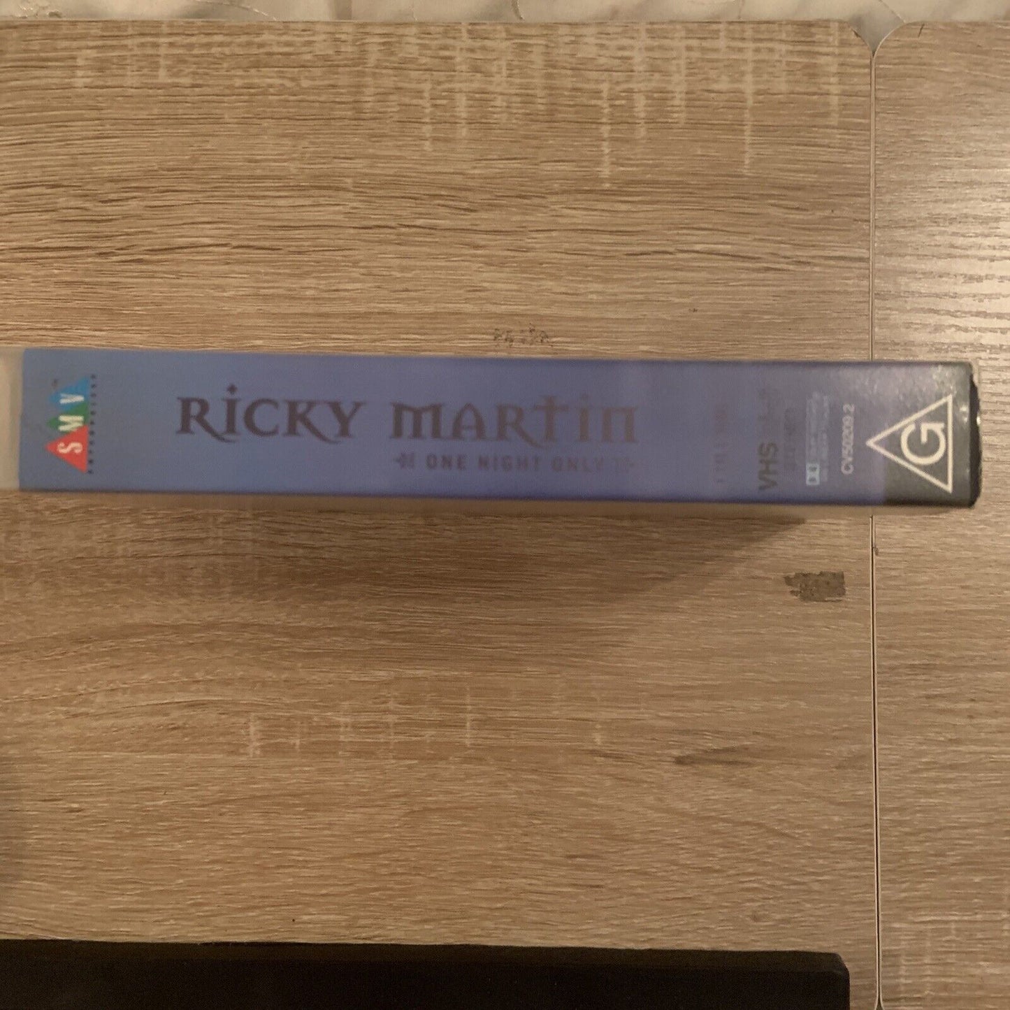 Rare VHS RICKY MARTIN ONE NIGHT ONLY Music Entertainer Concert Video Tape