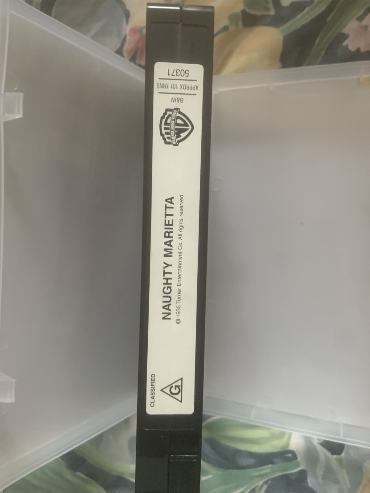 Rare VHS NAUGHTY MARIETTA 1935 WB Nelson Eddy Jeanette MacDonald 2000 Issue Vide