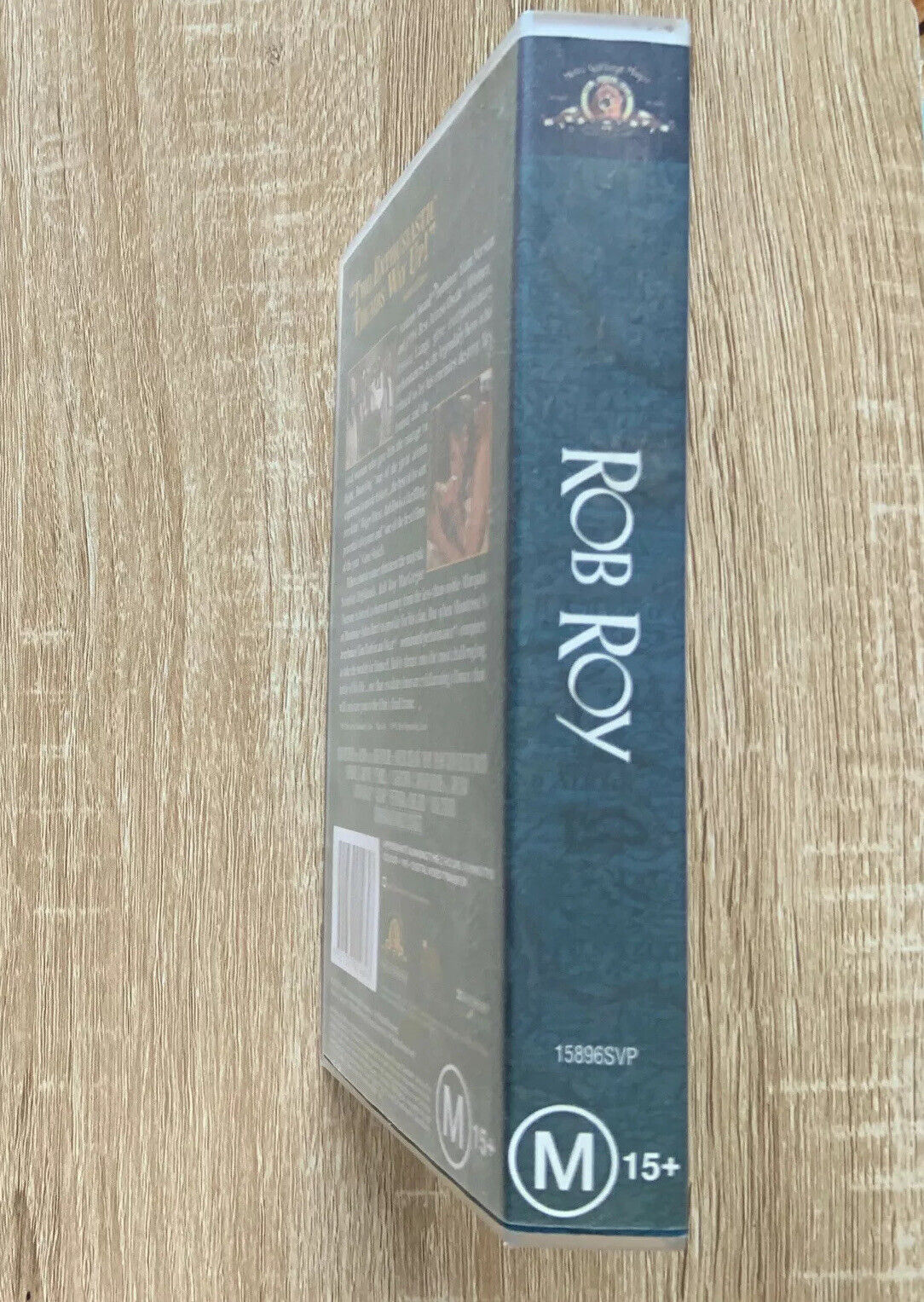 Rare VHS ROB ROY 1995 MGM UA Liam Neeson & Jessica Lange Historic Drama Video