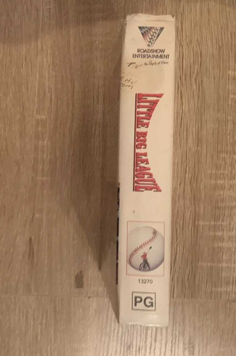 Rare VHS LITTLE BIG LEAGUE Jason Robards Luke Edwards Video Clamshell Big Box