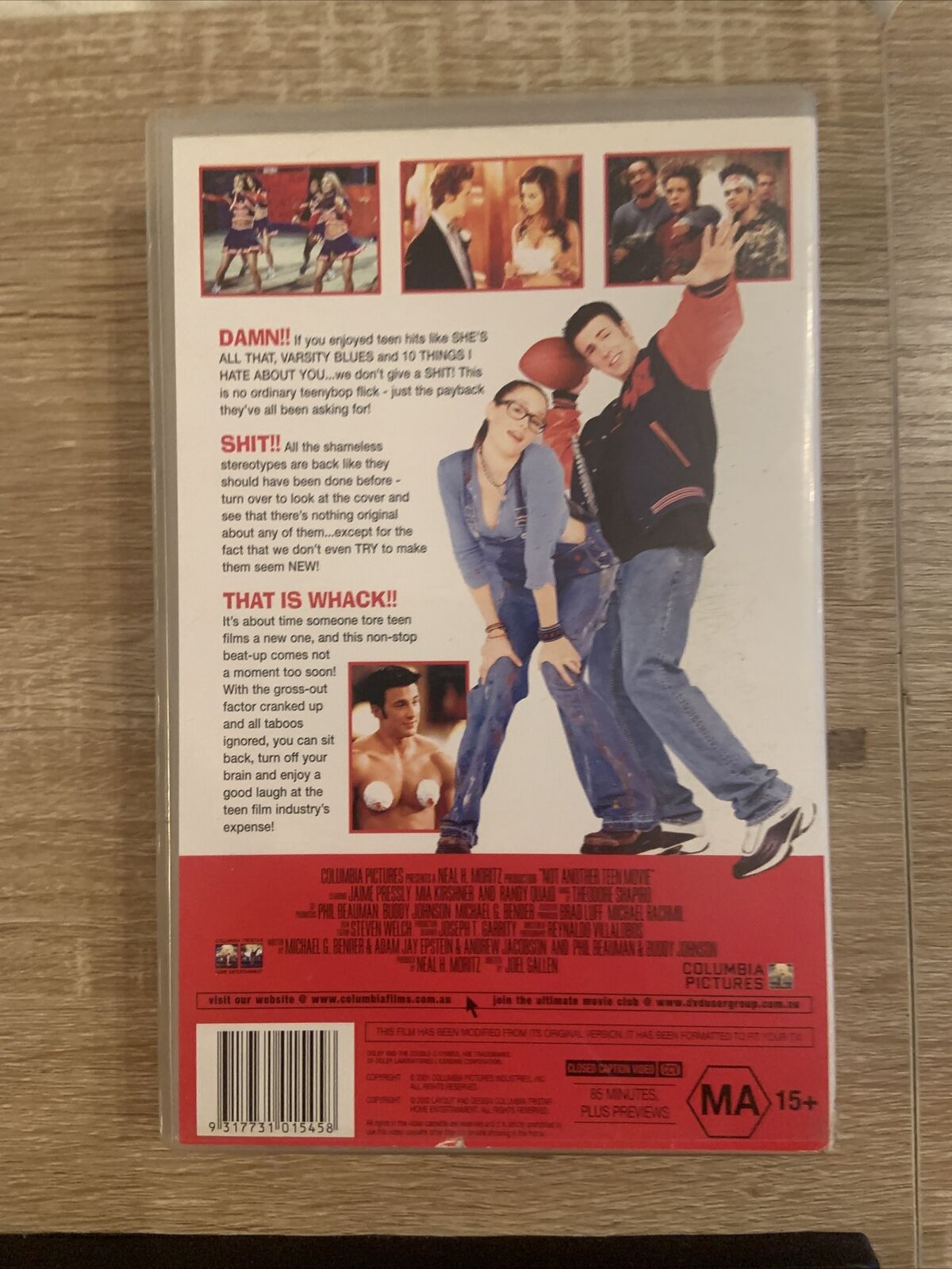 Rare VHS NOT ANOTHER TEEN MOVIE 2001 Slapstick Comedy Rom Com Cult Classic Video