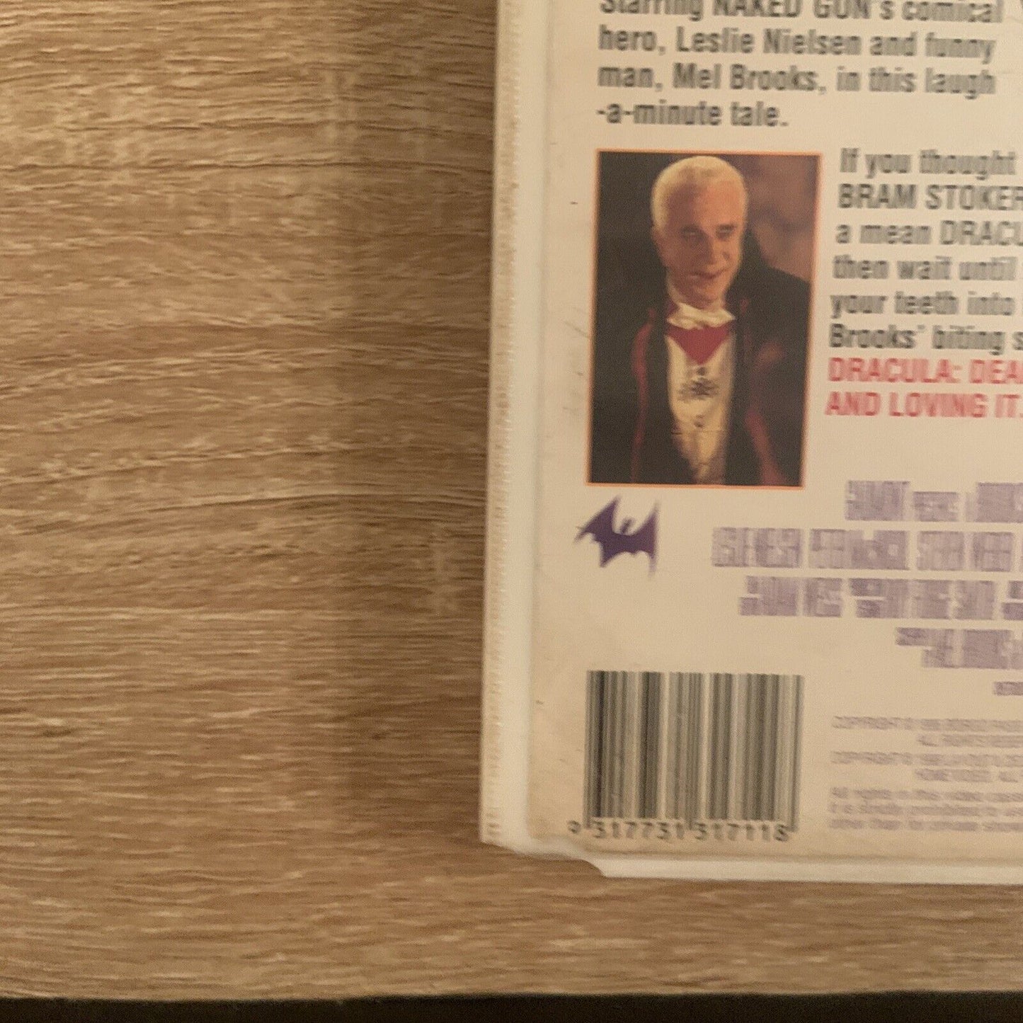 Rare VHS DRACULA DEAD AND LOVING IT Cult Leslie Nielsen Mel Brooks 1998 Video