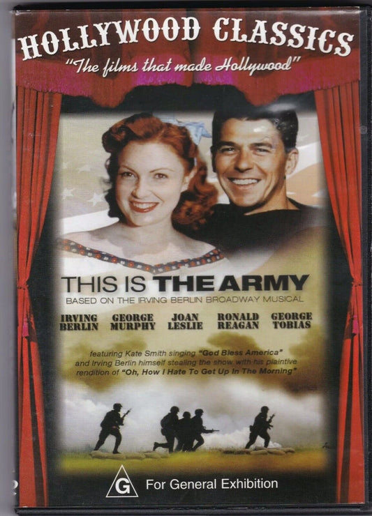 DVD THIS IS THE ARMY Hollywood Classics Movie Aus R4 Great Musical