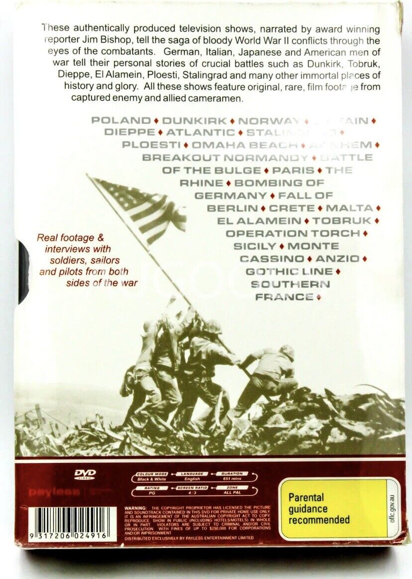 DVD BATTLELINE A War Series Interviews Soldiers Pilots Sailors 3 Disc Box Set