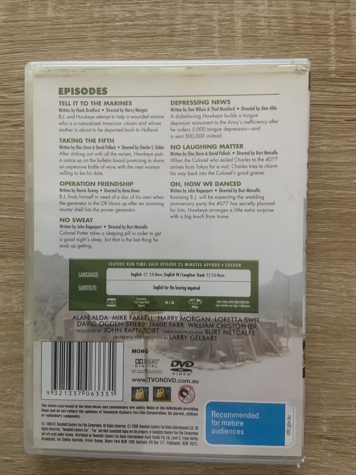 DVD MASH Season Nine Volume 2 R4 Cult Military War ComedyTV Series