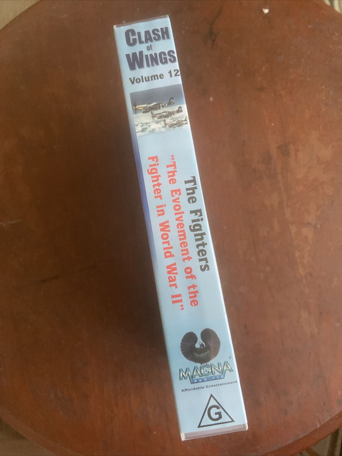 VHS CLASH OF WINGS The Fighters Volume 12 Military Air War WWII Video Tape