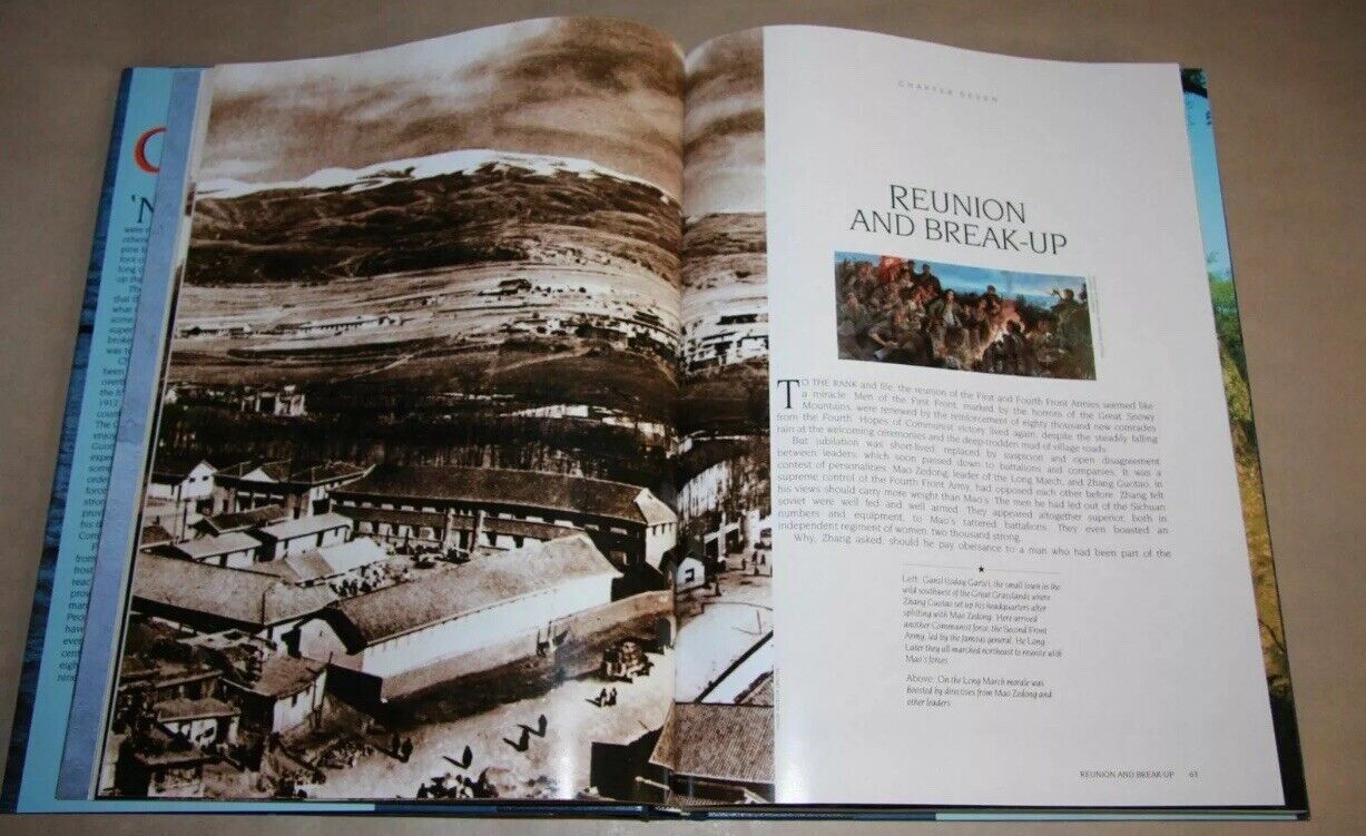 HC CHINA The Long March by Anthony Lawrence 1986 Red Army History CoffeeTable