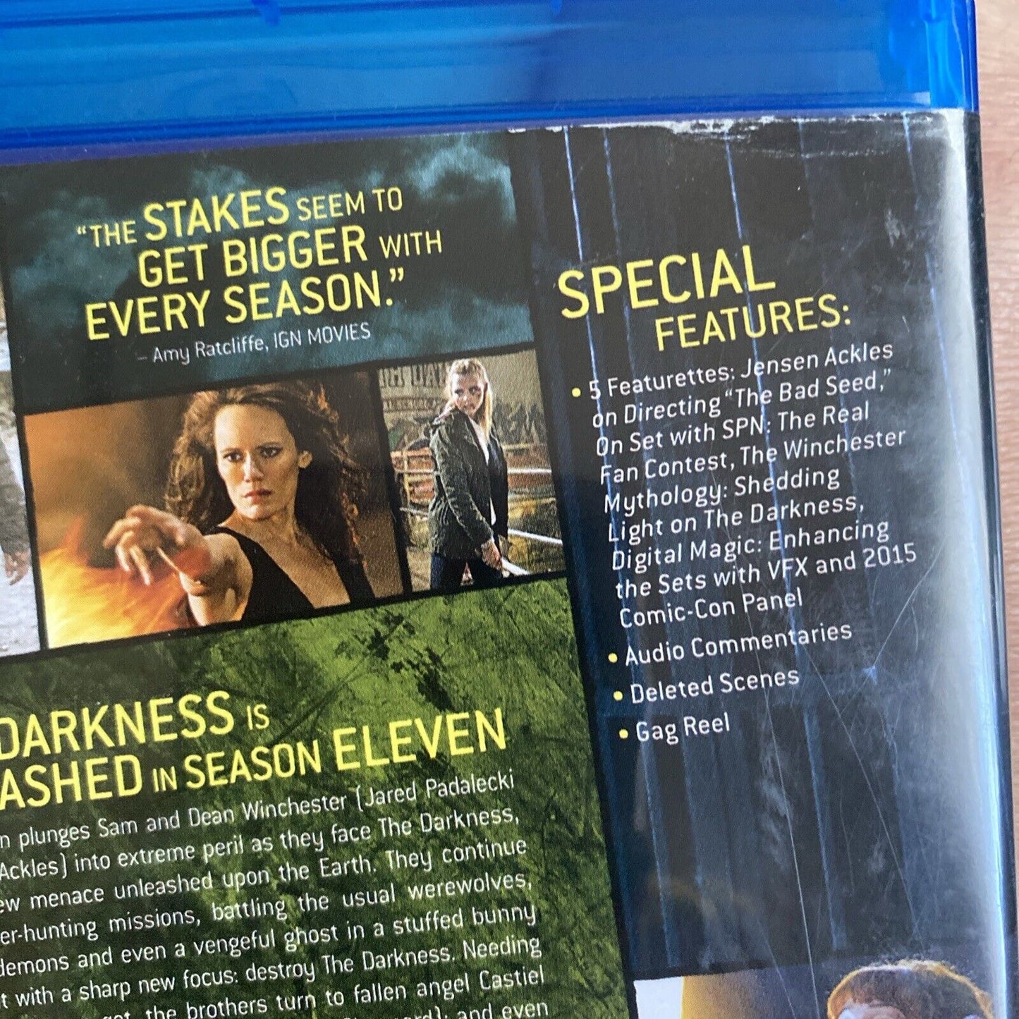 Blu-Ray SUPERNATURAL 11th Season 2015 4 Disc Set HD + Special Features Region B