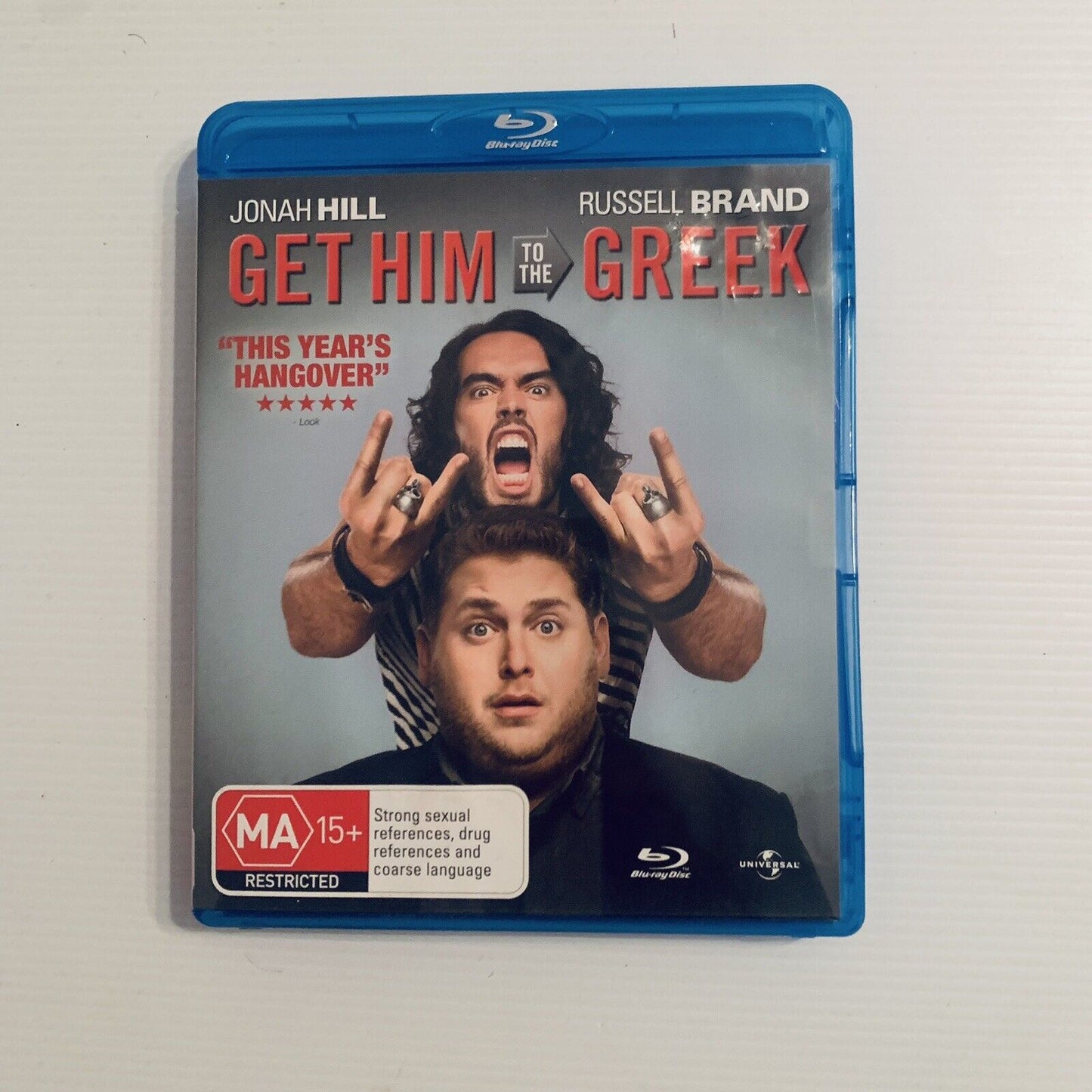 Blu-Ray GET HIM TO THE GREEK Jonah Hill Russell Brand Movie Comedy