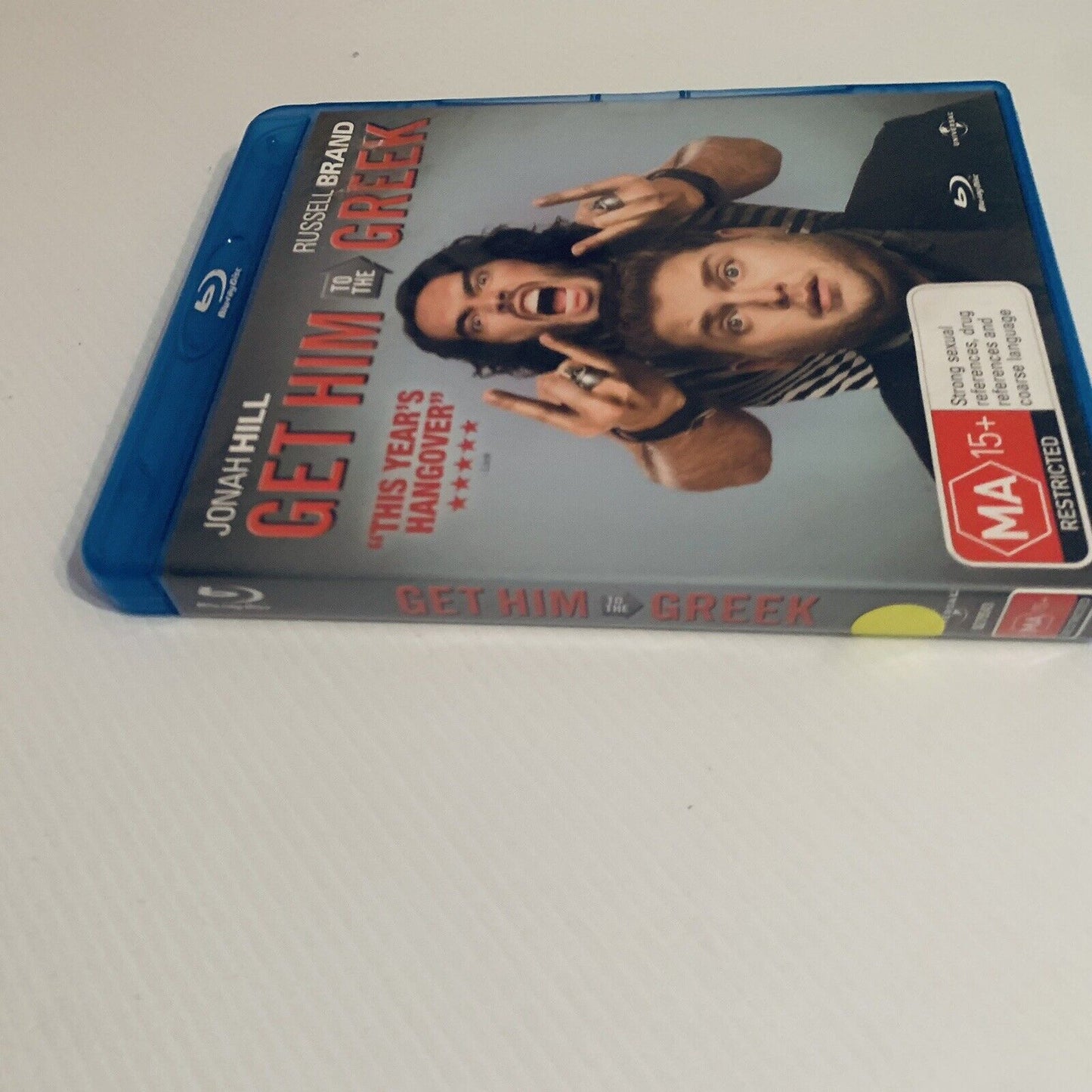 Blu-Ray GET HIM TO THE GREEK Jonah Hill Russell Brand Movie Comedy
