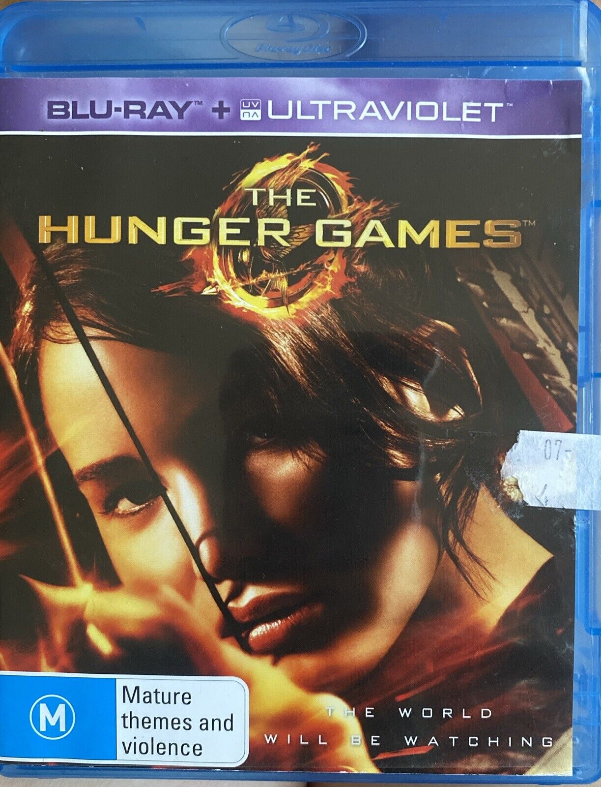 Blu-Ray THE HUNGER GAMES + UltraViolet 2011 Jennifer Lawrence Action Movie