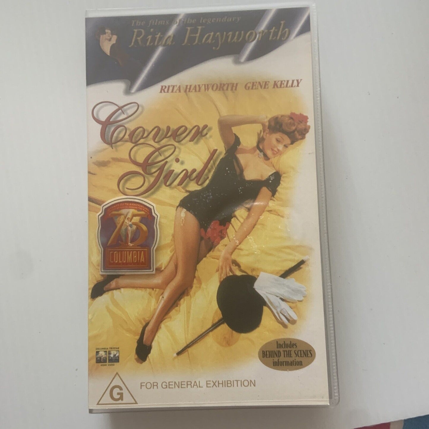 3 VHS Bundle Lot RITA HAYWORTH Tonight and Every Night Carmen Cover Girl Siren