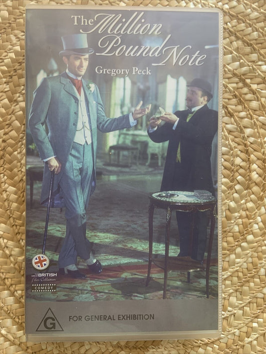 VHS THE MILLION POUND NOTE Gregory Peck Aristocrat Hollywood Video Sealed NEW