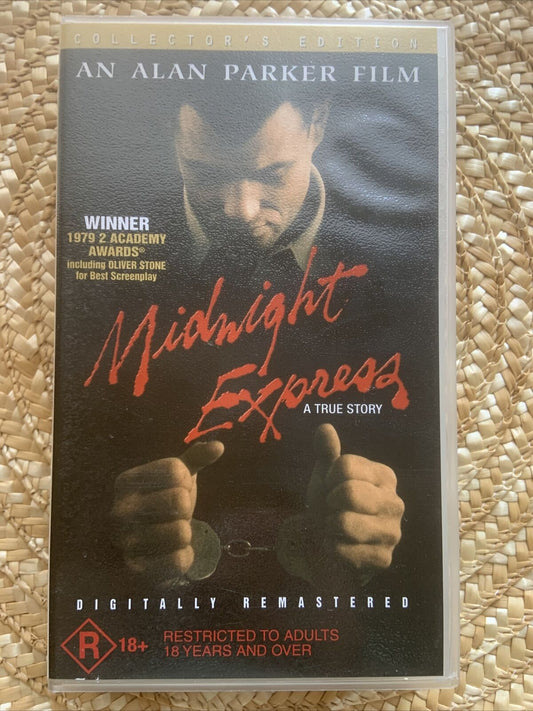 VHS R18+ MIDNIGHT EXPRESS Australia 1999 Alan Parker Video Tape Sealed NEW