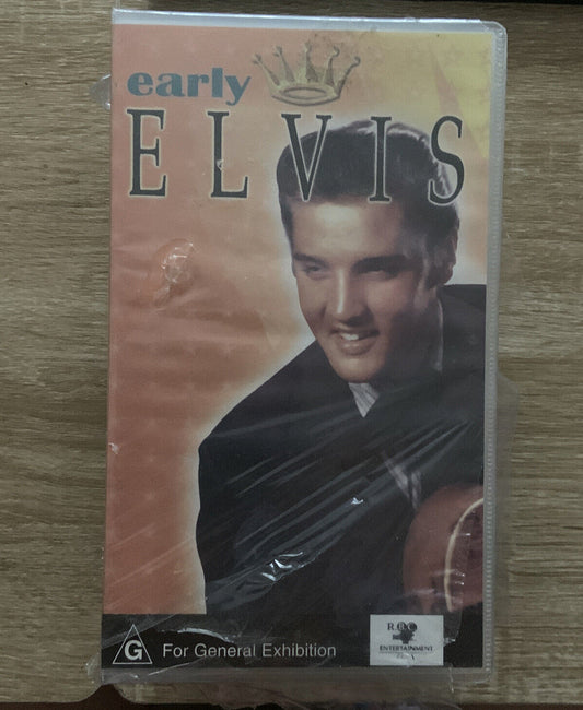 3 VHS Set EARLY ELVIS REMEMBERING ELVIS & ELVIS AT THE MOVIES 3 Video Tape NEW
