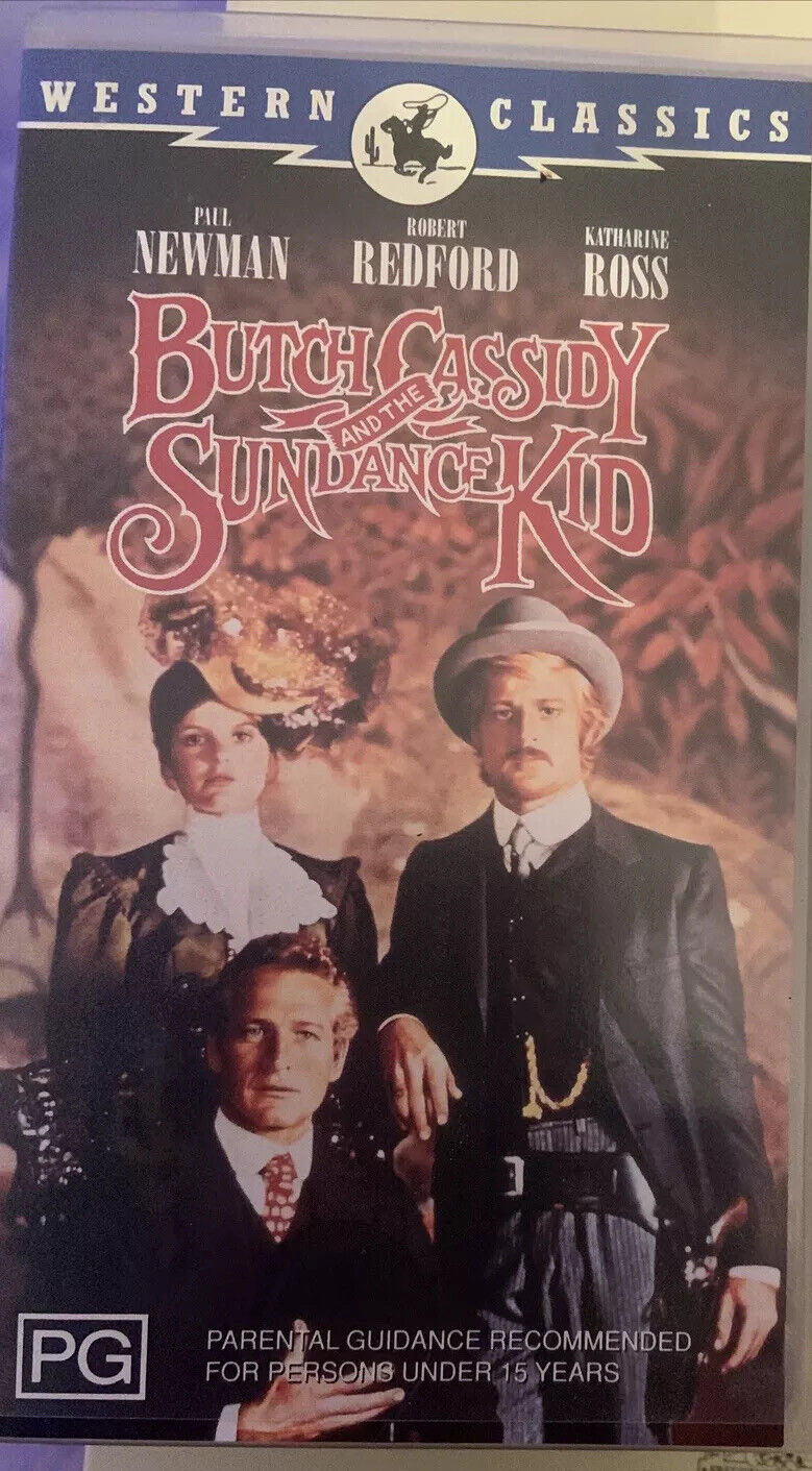 3 VHS Set THE PAUL NEWMAN Classic Collection Movie Film WESTERNS Slipcase