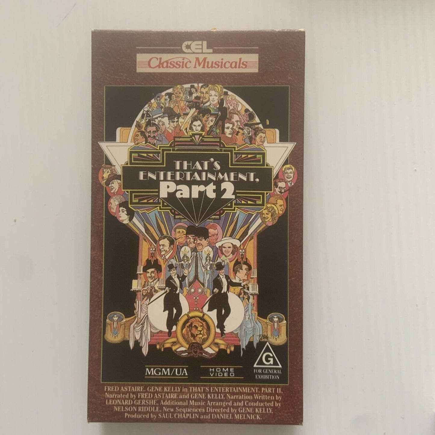 3 VHS That's Entertainment Part 1  & 2 & That’s Dancing Fred Astaire Gene Kelly