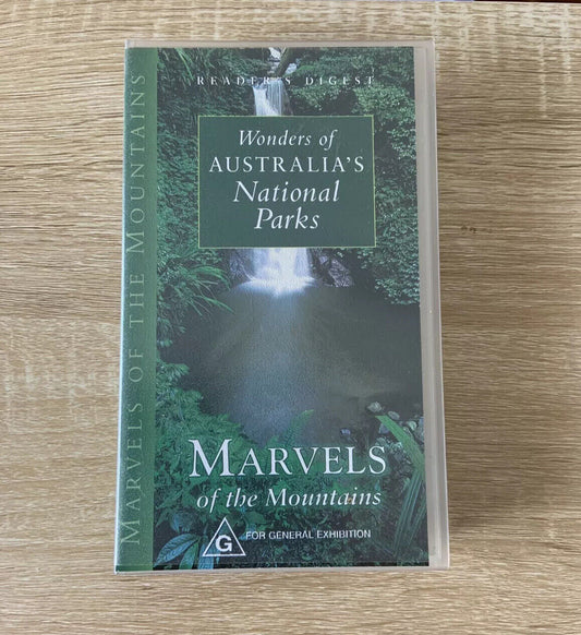 VHS WONDERS OF AUSTRALIAS NATIONAL PARKS MARVELS of the MOUNTAINS Sealed NEW