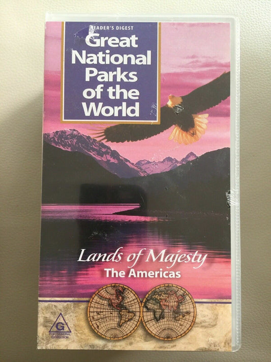 3 VHS Set GREAT NATIONAL PARKS of the World Lands of Majesty Wonder Enchant NEW