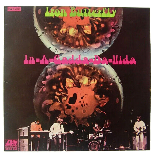 Vinyl LP IRON BUTTERFLY In A Gadda Da Vida Germany WEA 12'' 1968 Rock Atlantic