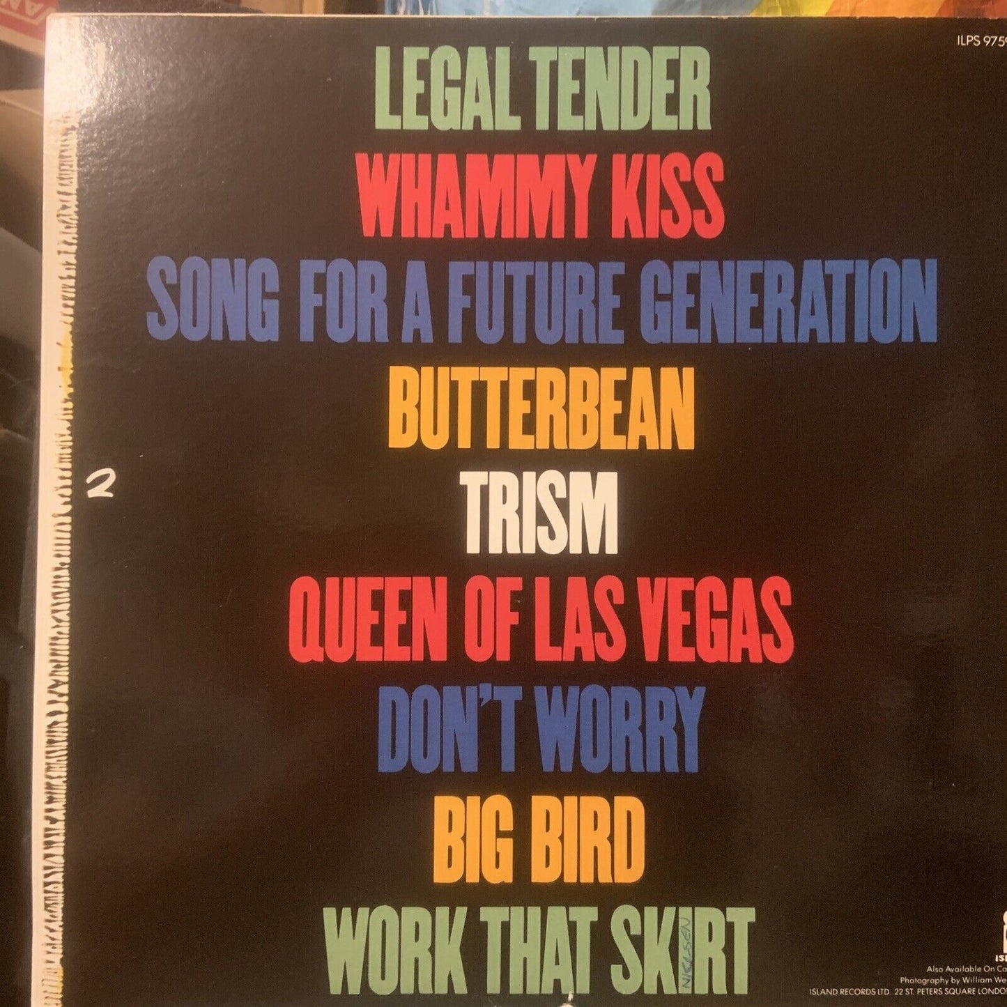 Vinyl LP THE B-52s WHAMMY ! Music Album 1983 Island Records UK 1983 Exc
