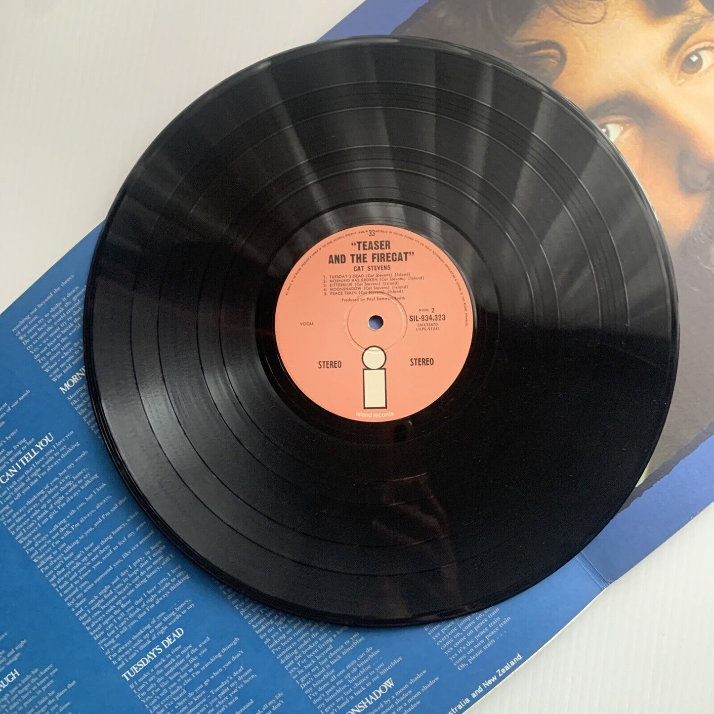 Vinyl LP Cat Stevens Teaser and the Firecat Original Australia Festival Records