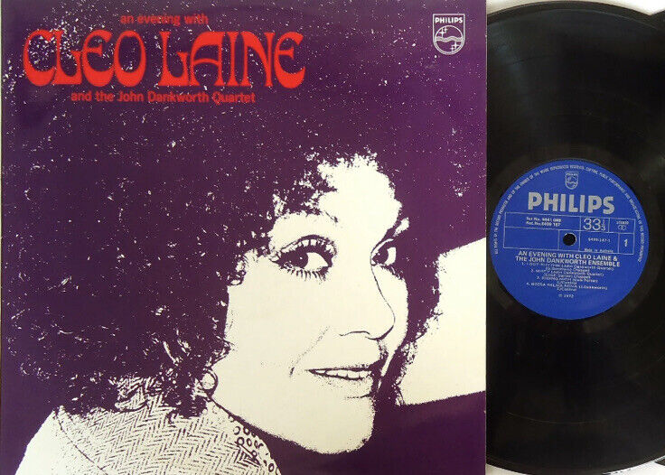 2 LP An Evening With CLEO LAINE & The John Dankworth Quartet Philips GateFold