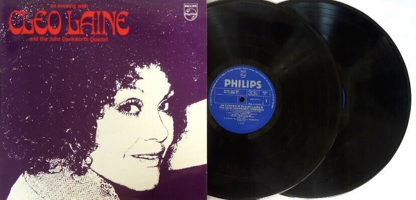 2 LP An Evening With CLEO LAINE & The John Dankworth Quartet Philips GateFold