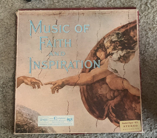 Vinyl LP Box Set Music Of Faith And Inspiration Readers Digest 12" 3 Records RCA