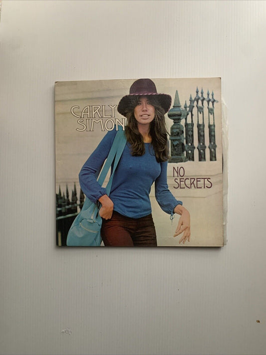 Vinyl LP NO SECRETS Carly Simon Record Music Album EKS 75049 1972 USA Promo