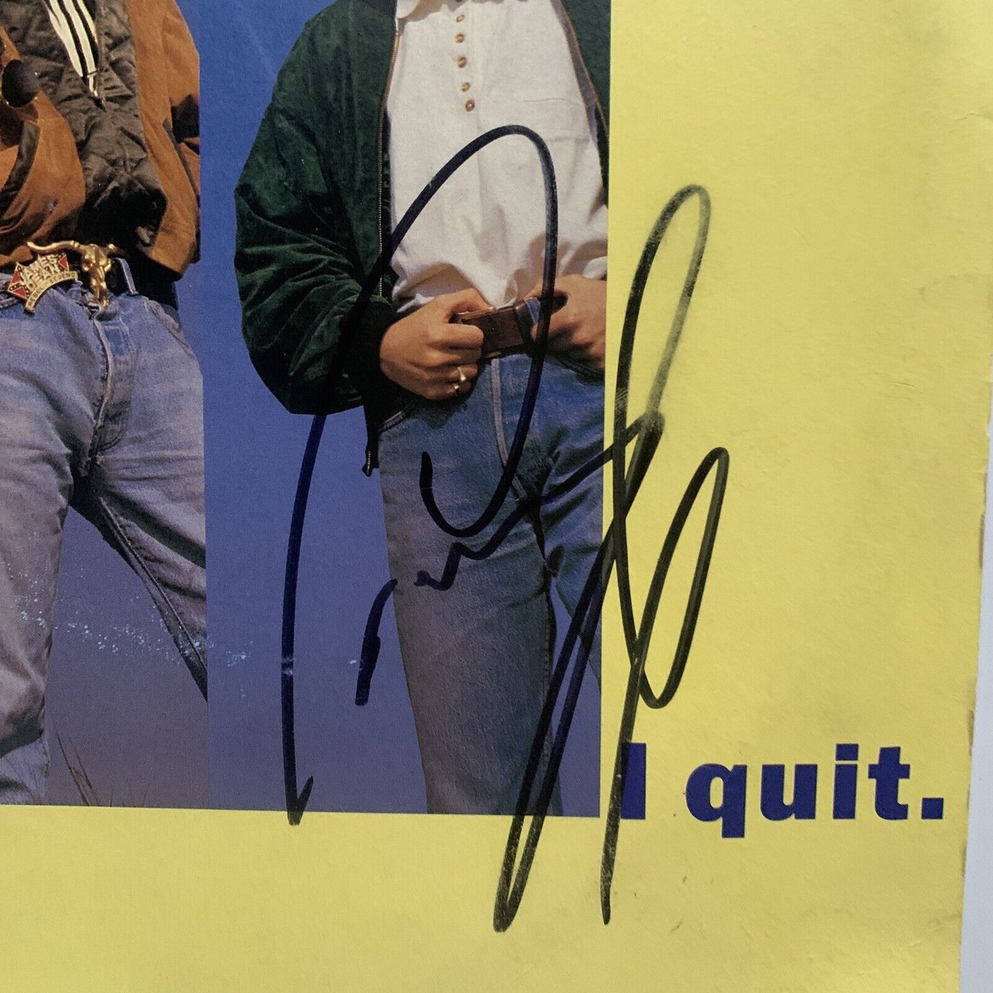Vinyl LP  12" Single BROS I Quit Rare Signed 1988 Australia Release 45RPM Record