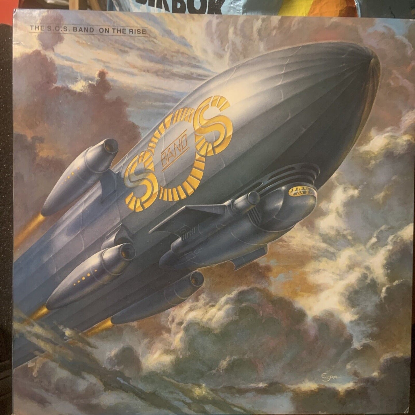 Vinyl LP S.O.S. SOS Band On the Rise 12” Funk Funky Soul Stereo 1983 Record