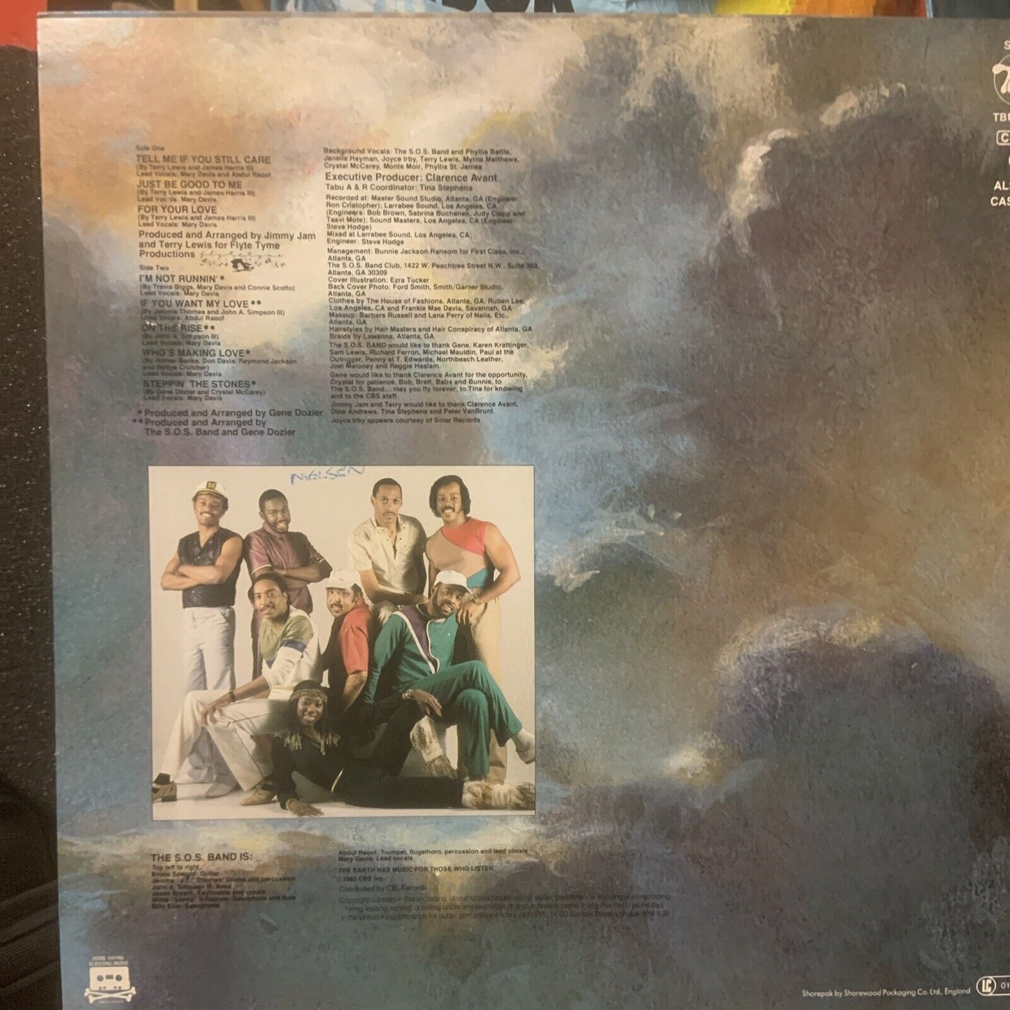 Vinyl LP S.O.S. SOS Band On the Rise 12” Funk Funky Soul Stereo 1983 Record