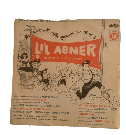 Vinyl LP Record Soundtrack LIL ABNER ORIGINAL Music Comedy COLUMBIA KLL560 Vtg
