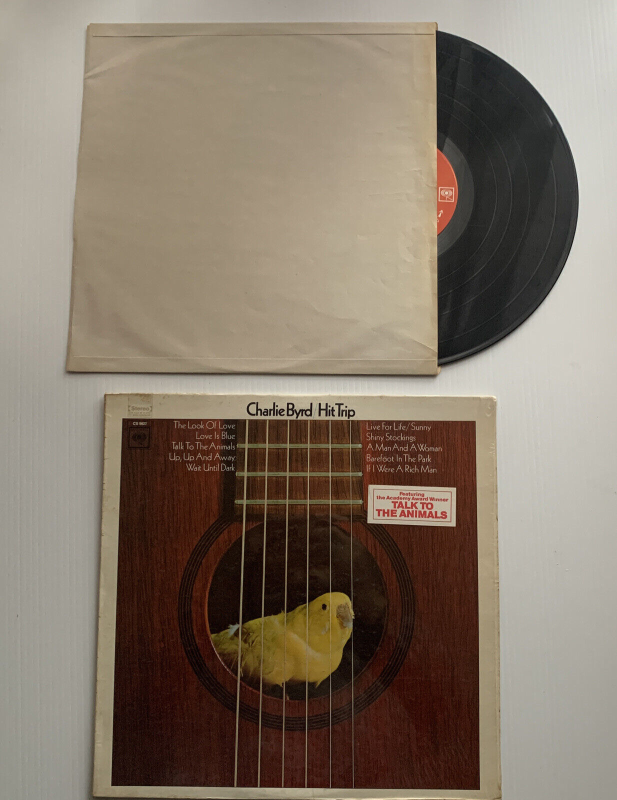 Vinyl LP CHARLIE BYRD "HIT TRIP" USA Import Near Mint Record Aged Cover 1968