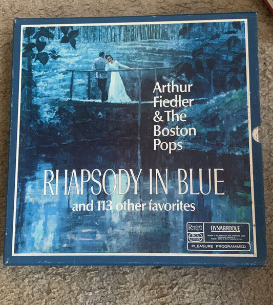 Vinyl LP Box Set Readers Digest Arthur Fiedler The Boston Pops Rhapsody in Blue