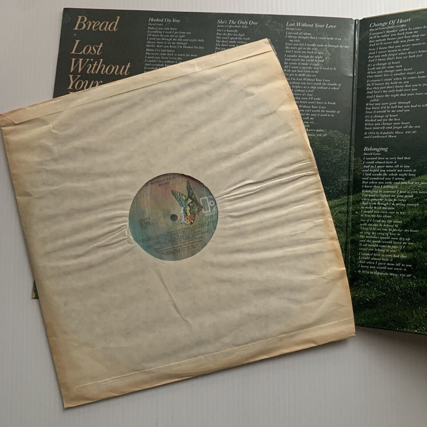 Vinyl LP Lost Without Your Love BREAD USA Elektra 1977 11 Track Gatefold Album