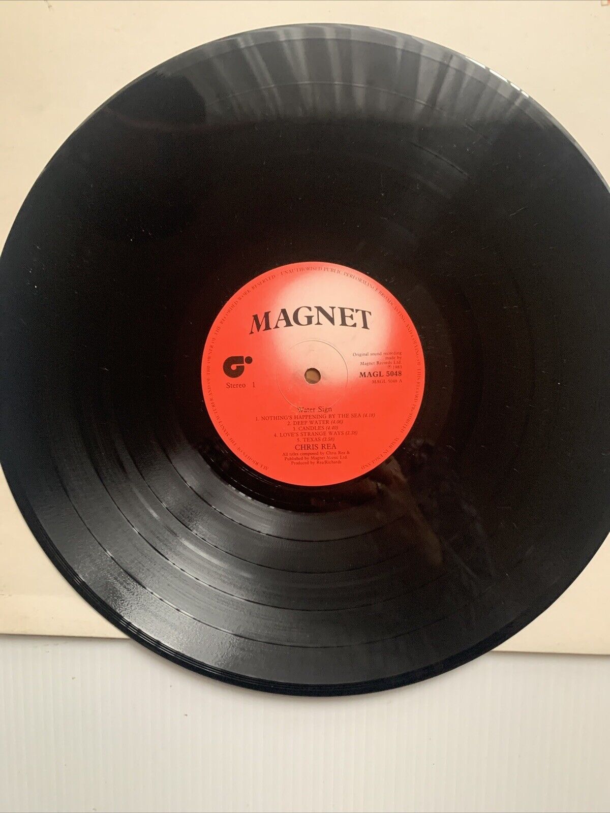 Vinyl LP Chris Rea WATER SIGN 1983 Magnet Records MAGL 5048 England Pop Rock