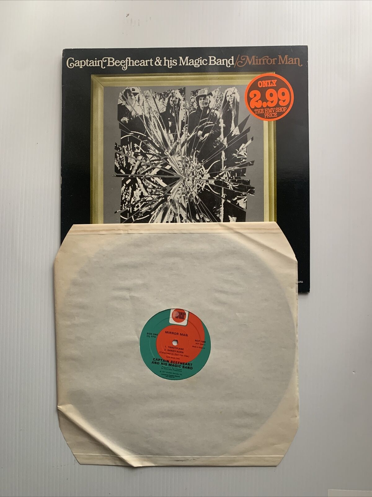 Vinyl LP  Captain Beefheart & Magic Band MORROR MAN 1971 Record PRT Release 1982