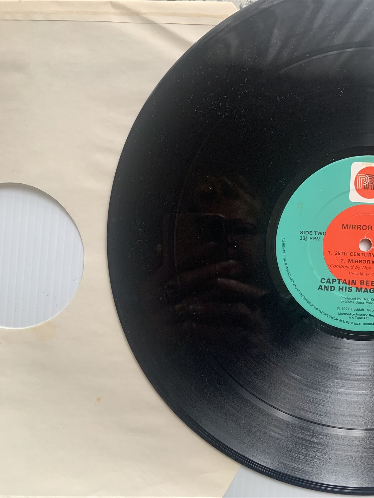 Vinyl LP  Captain Beefheart & Magic Band MORROR MAN 1971 Record PRT Release 1982