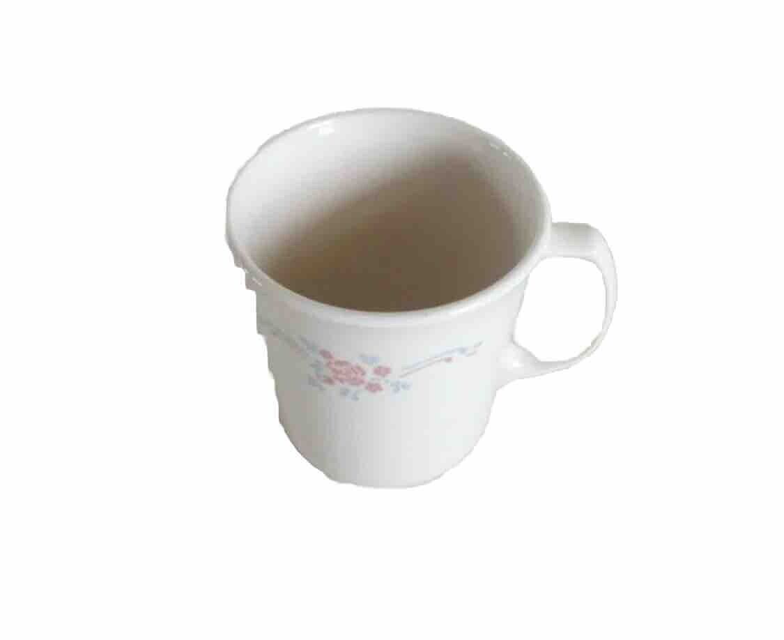 Mug 2x Corning USA 2 English Breakfast Tea Coffee Floral 275ml Corelle Microwave