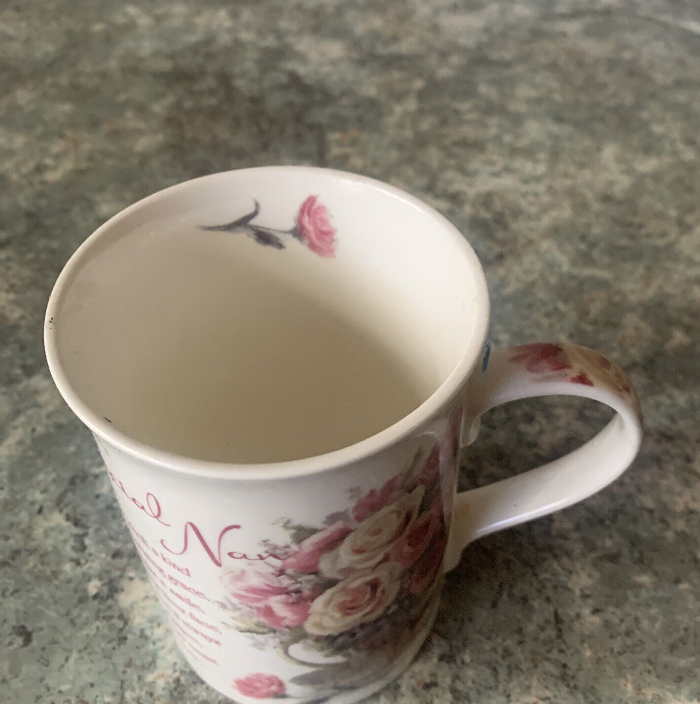 Mug UNITY GIFTS Special Nan COFFEE TEA (No Box) Roses Floral Spray 350 ML NEW