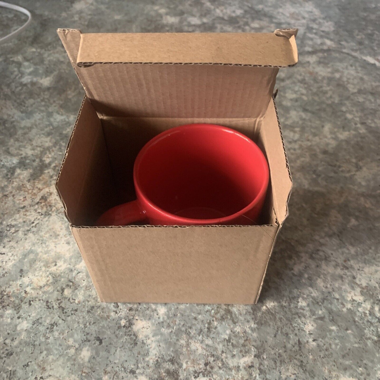 Coffee Mug Open2View.com LEASED Red Guaran Tea Cup Real Estate Agent Gift NEW