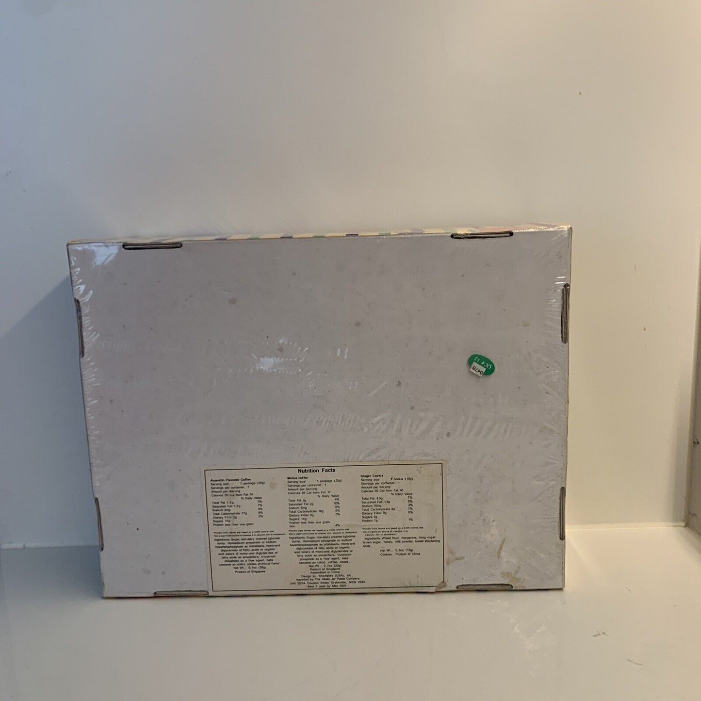 COFFEE Break Set w 2 Mugs Creamer Sugar Bowl Cookie Box Set Sealed 1999 NEW