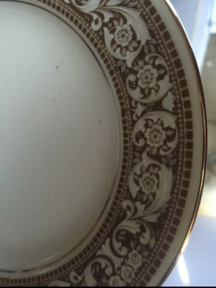 Dinner Set SEYEI Regal 2944 for 6 Floral & Scroll Band Gold Trim Japan NO Cups