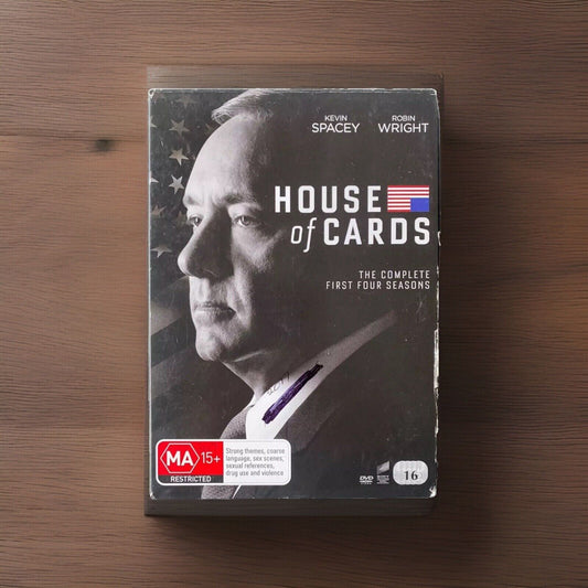 DVD HOUSE OF CARDS  Season 1-4 Complete Boxed Set 16 Discs Sealed NEW TV Series