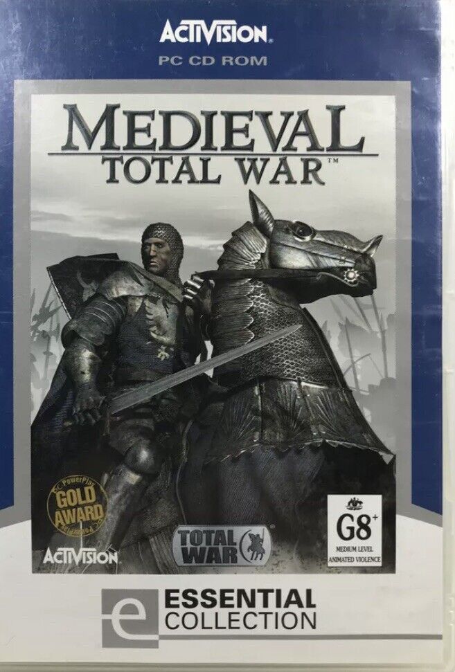 PC CD Rom MEDIEVAL TOTAL WAR 2Disc Activision Essential Collection Computer Game